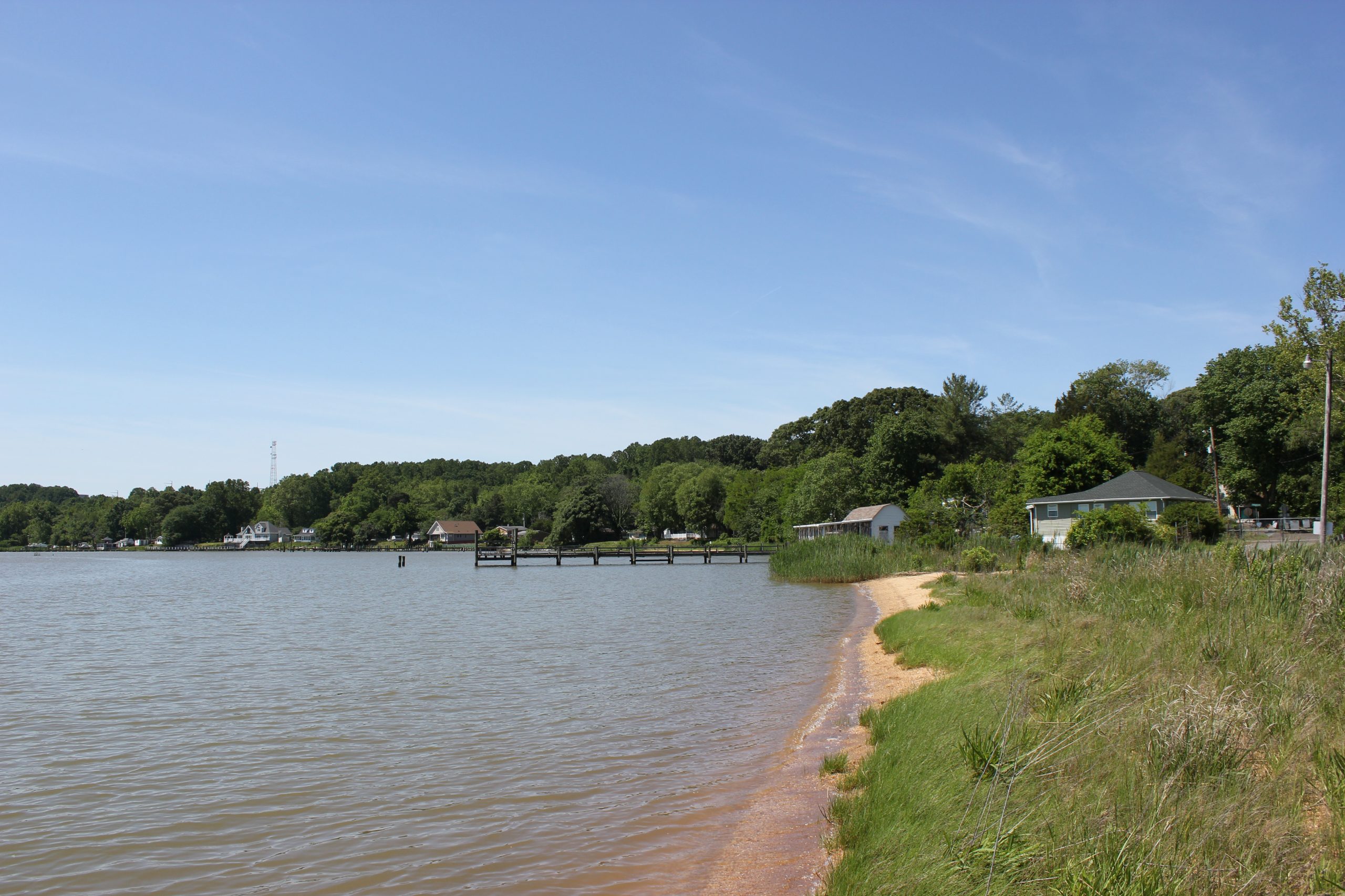The Patuxent River’s edge at Eagle Harbor. (Robinson & Associates, 2014)