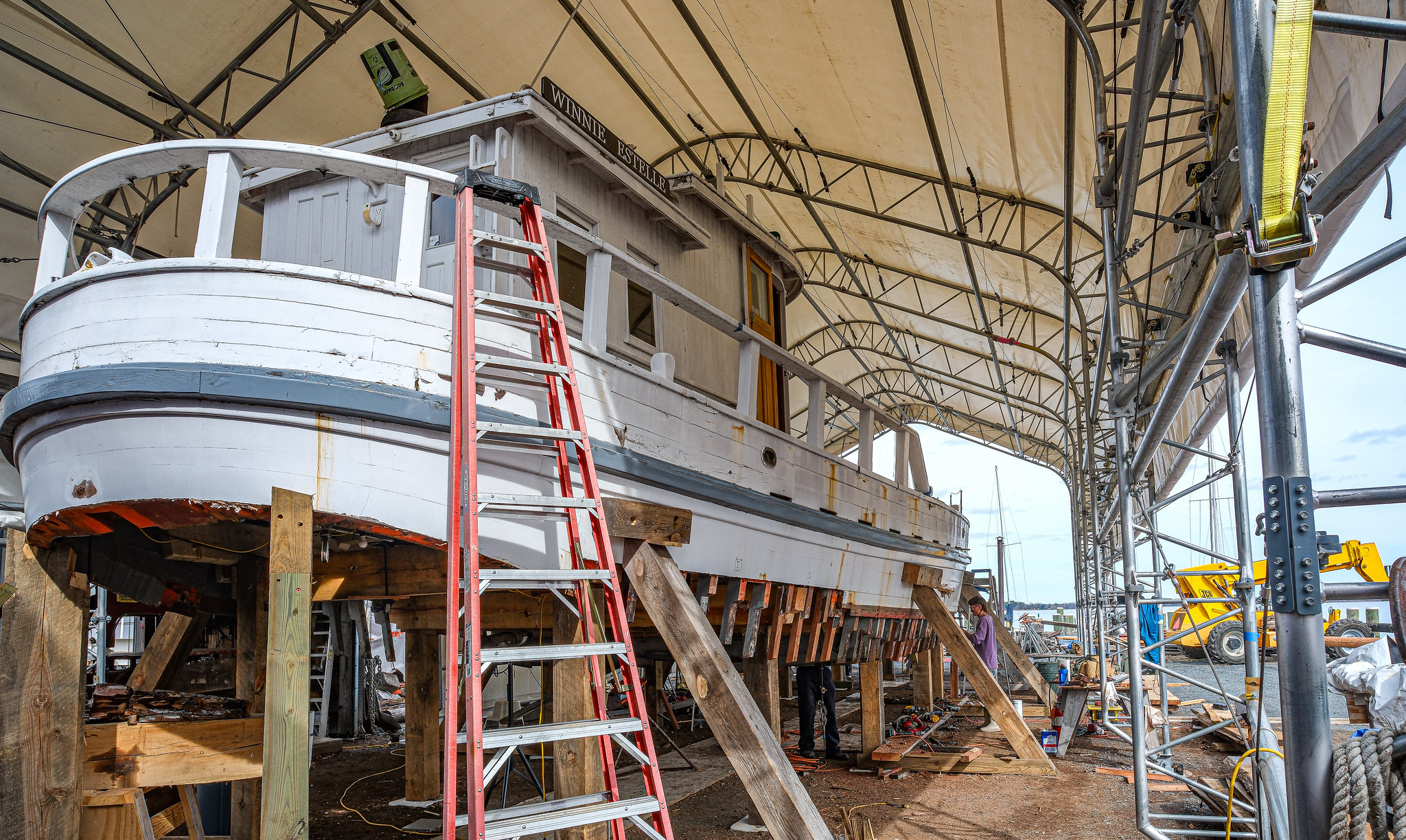 A shot of Winnie Estelle in the Shipyard. (Photo by George Sass)