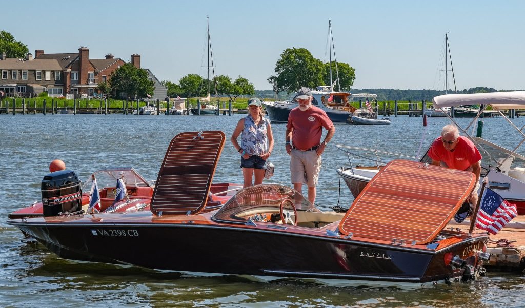 More than 100 vessels will be displayed on land and in the water at the Antique & Classic Boat Festival and Coastal Arts Fair. (Photo by George Sass)