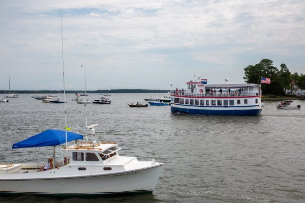 Don't miss Narrated Historical Cruises aboard PATRIOT at 12:30pm and 2:30pm. (Photo by Sharon Thorpe)