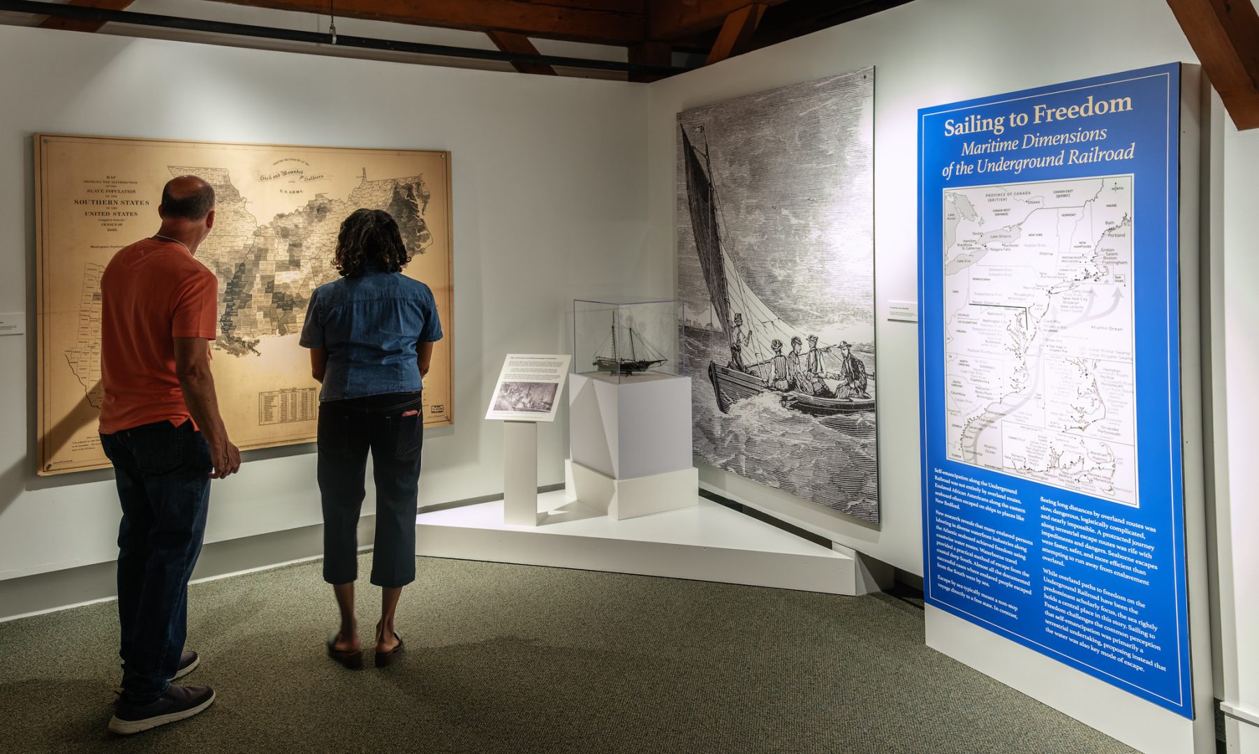 Sailing to Freedom special exhibition at CBMM