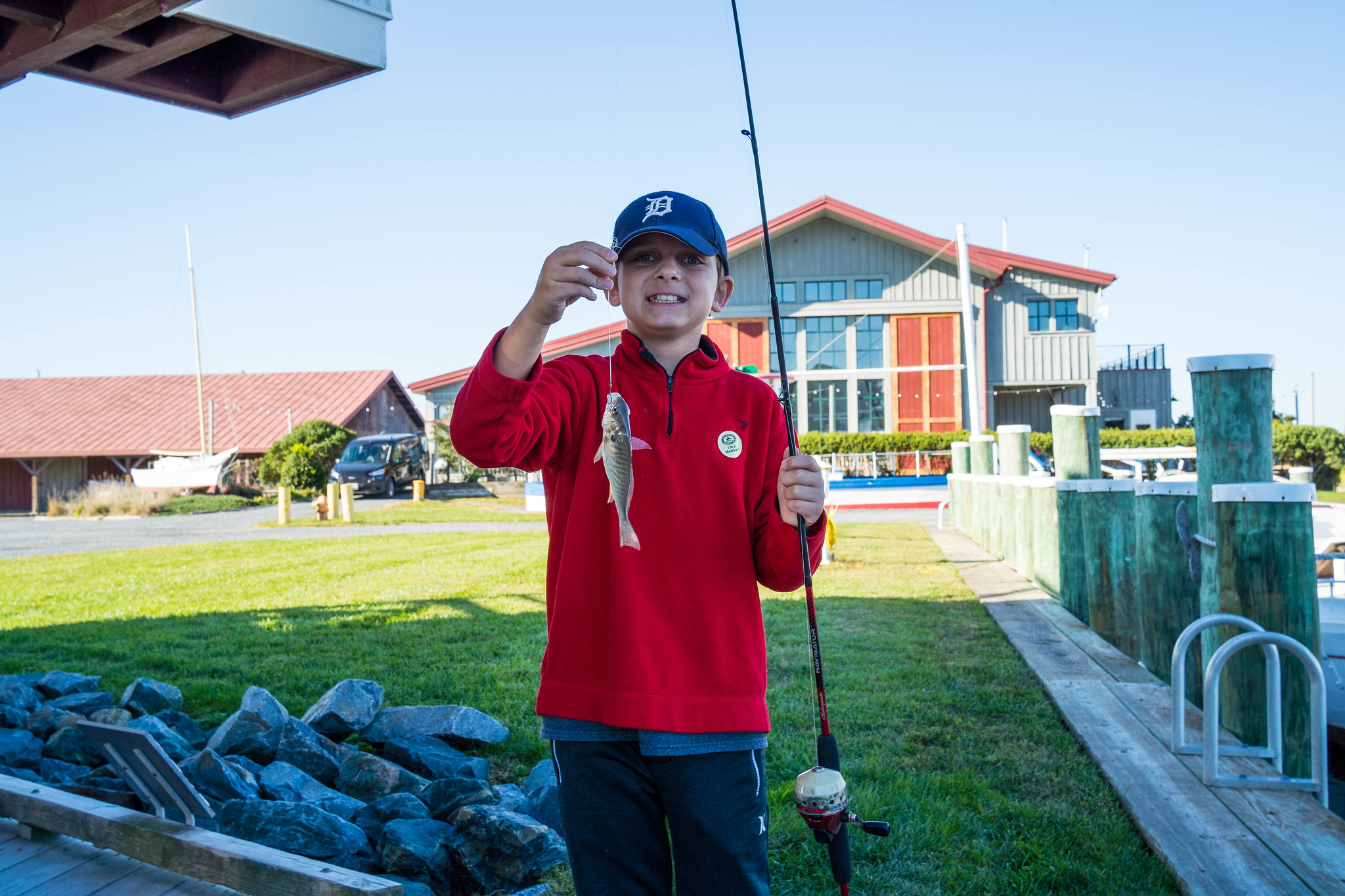 A scene from CBMM's Free Fishing Friday.