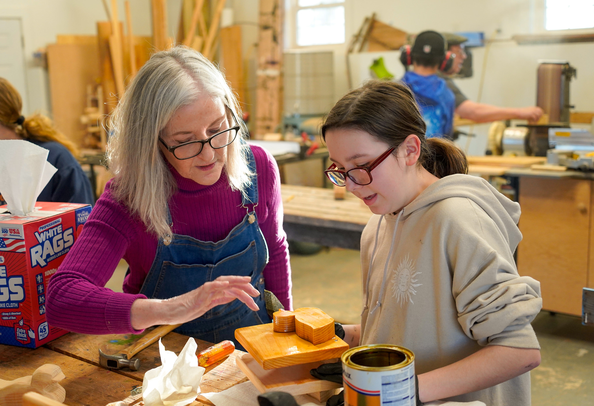 A scene from CBMM's Rising Tide after-school program.