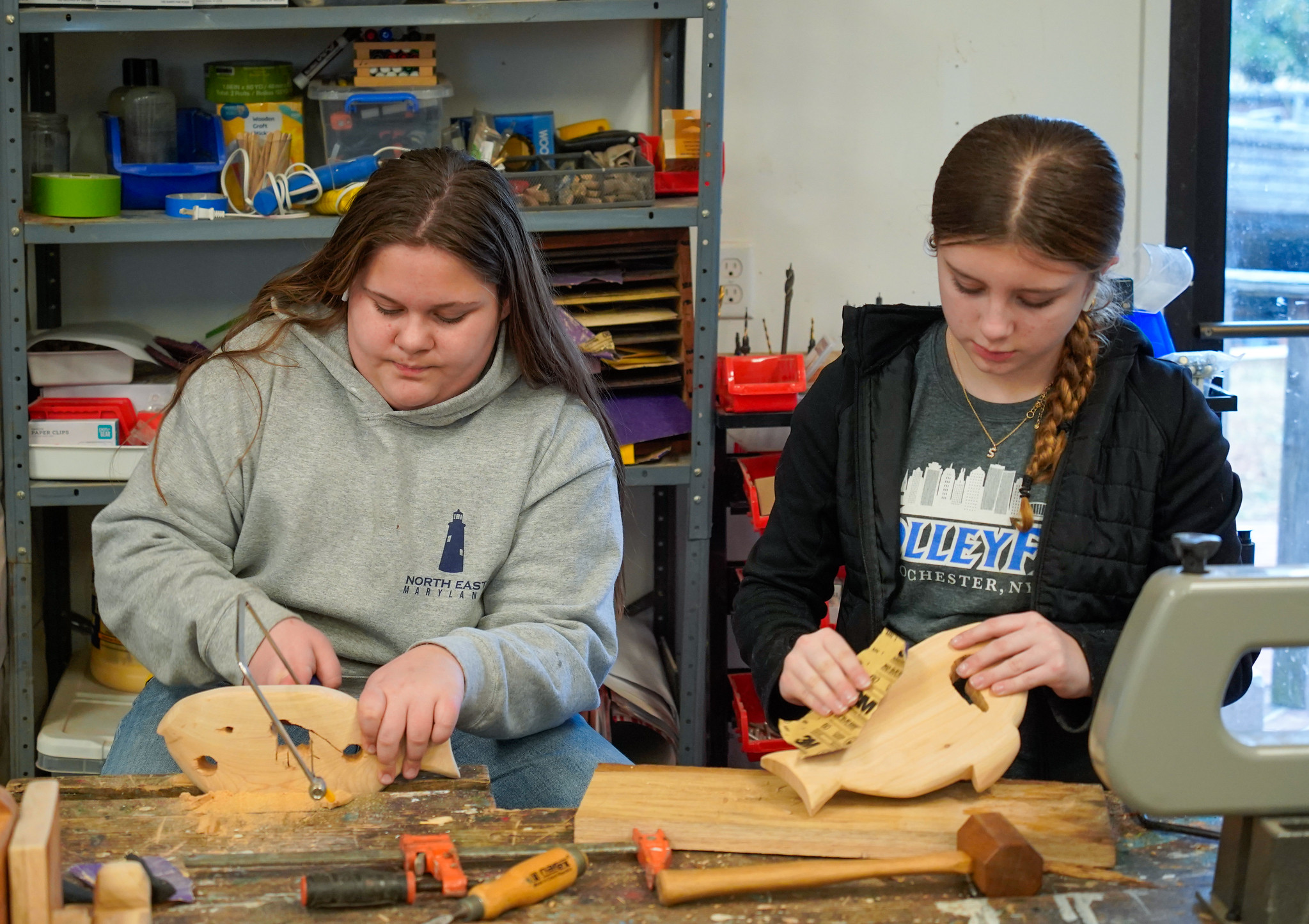 A scene from CBMM's Rising Tide after-school program.