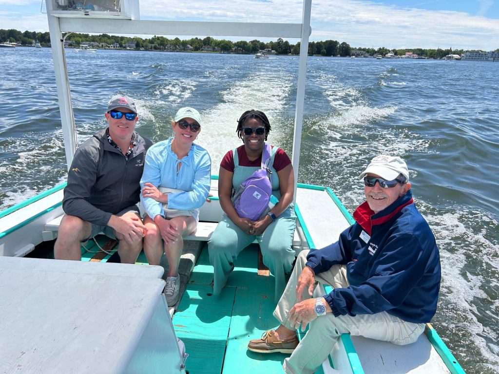 Guests have a variety of ways to get out on the water at OysterFest, including free, drop-in cruises aboard CBMM’s floating fleet vessels.