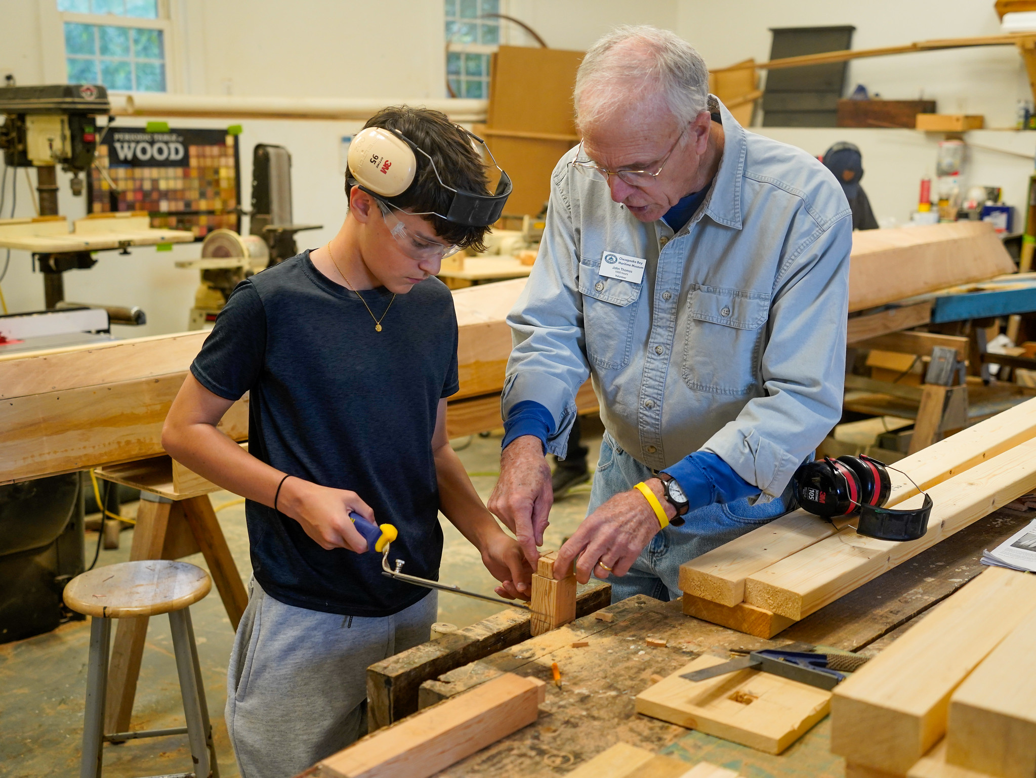 A scene from CBMM's Rising Tide after-school program.