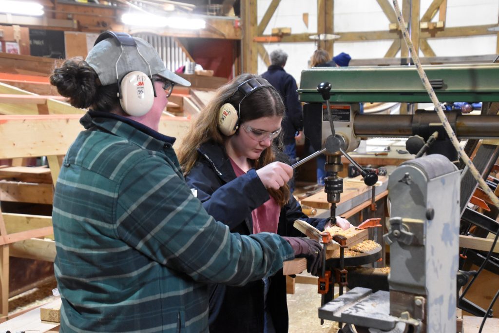 CBMM's Apprentice for a Day Program allows participants to experience its Shipyard through hands-on programs and workshops.