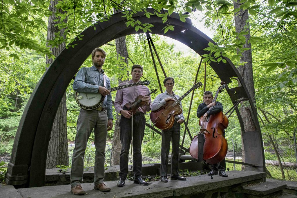 A four-piece string band with Eastern Shore roots, the High and Wides will headline CBMM’s Bluegrass on the Bay on Saturday, July 26. (Photo courtesy The High & Wides)