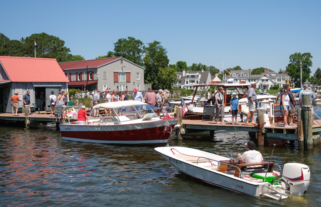The 37th Antique & Classic Boat Festival and Coastal Arts Fair is coming to CBMM on June 13-15. (Photo by George Sass)