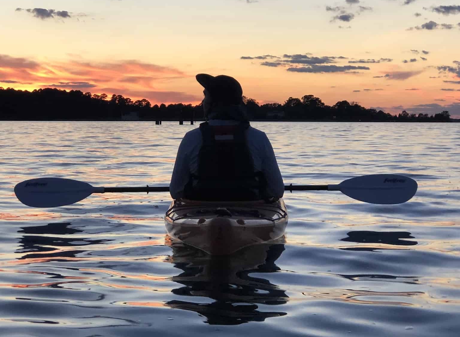 Join our experienced kayak guides for an evening paddle along the Miles River under the full moon.