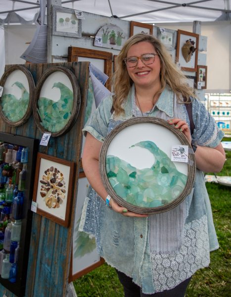 This edition of the Eastern Shore Sea Glass & Coastal Arts Festival will showcase more than 70 artisans and craftspeople. (Photo by Sharon Thorpe)
