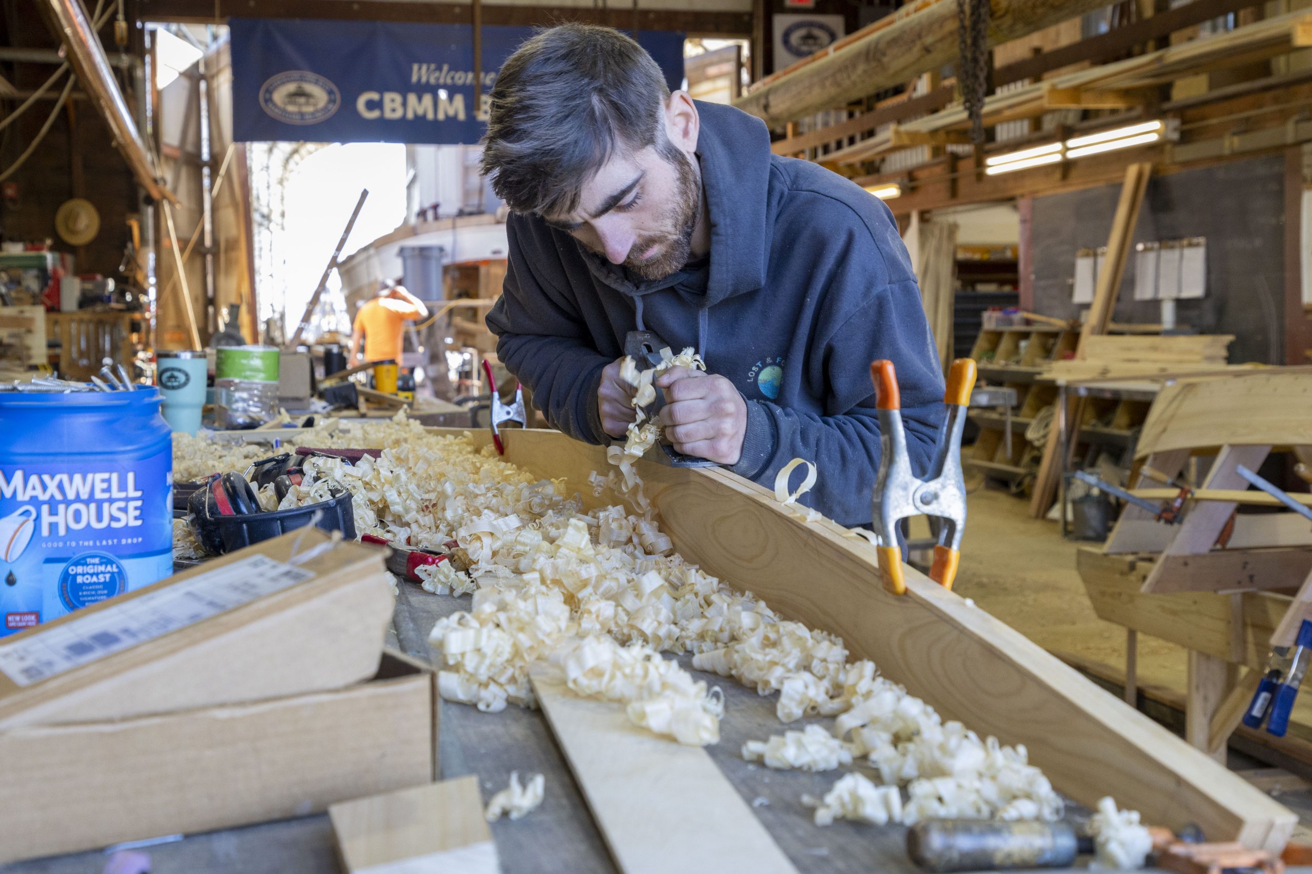 A scene from CBMM's Shipyard.