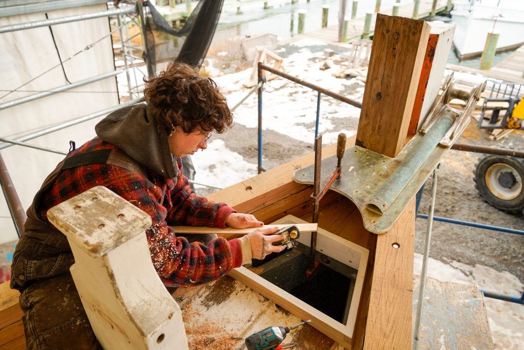 A scene from CBMM's Shipyard.