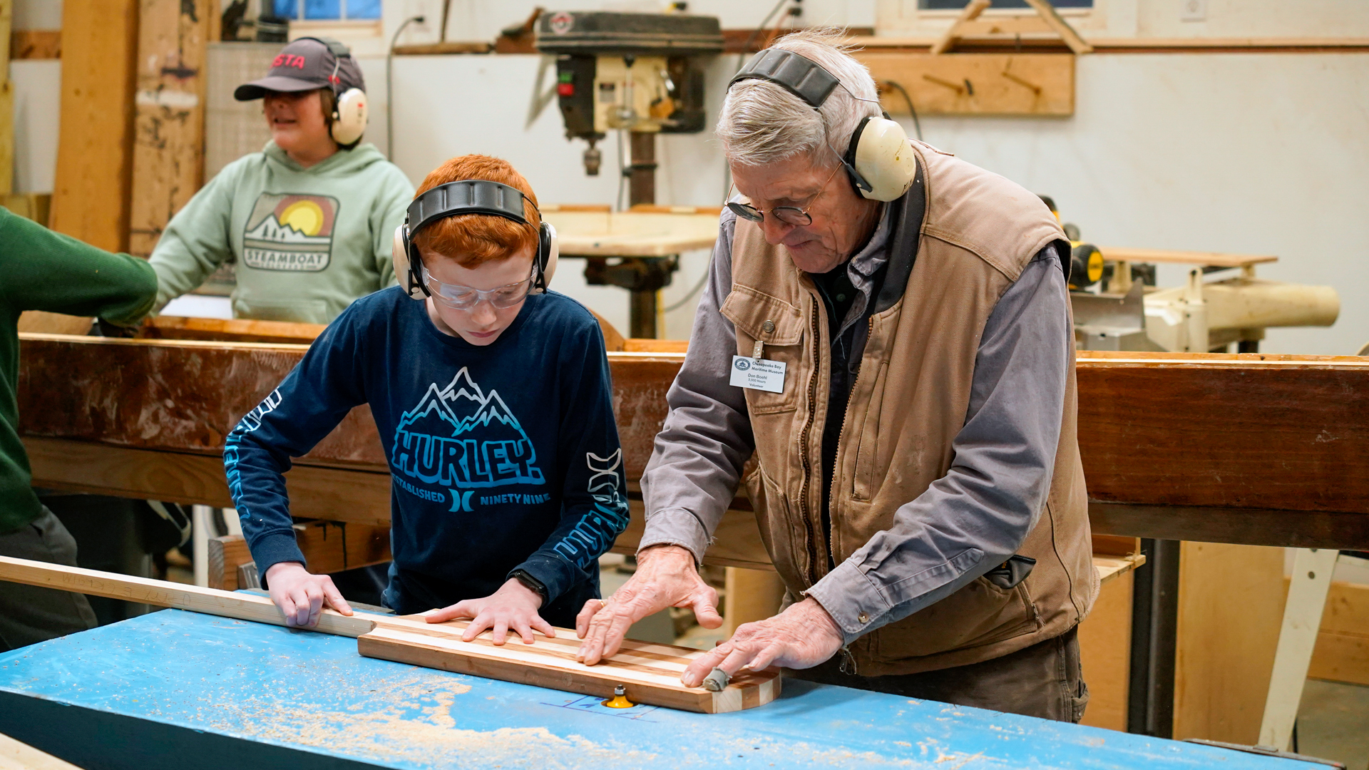 A scene from CBMM's Rising Tide after-school program.