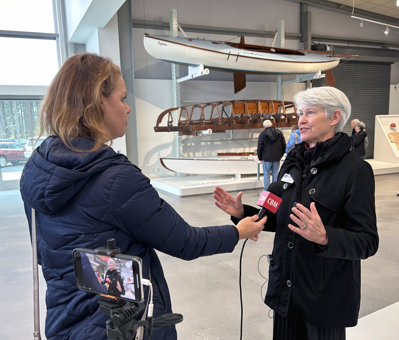 CBMM President & CEO Kristen Greenaway talks with Cheryl Costello of Chesapeake Bay Magazine.
