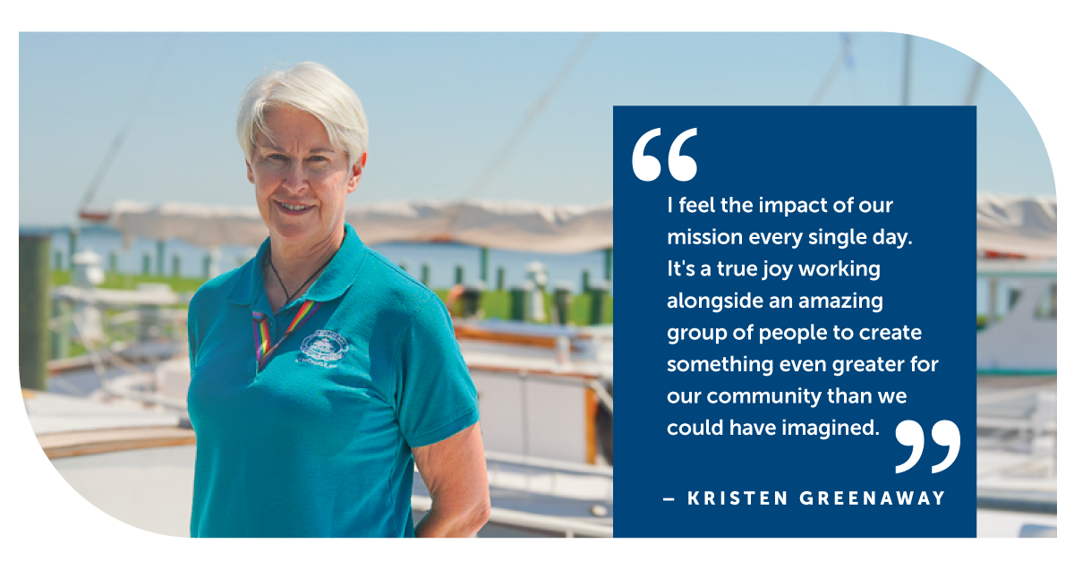 A quote from CBMM President & CEO Kristen Greenaway.