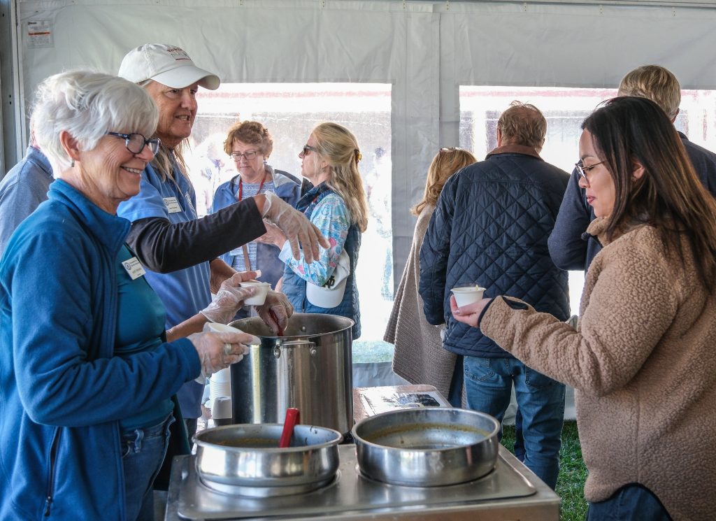 More than 400 guests participated as judges in CBMM's Oyster Stew Competition at OysterFest. (Photo by George Sass)