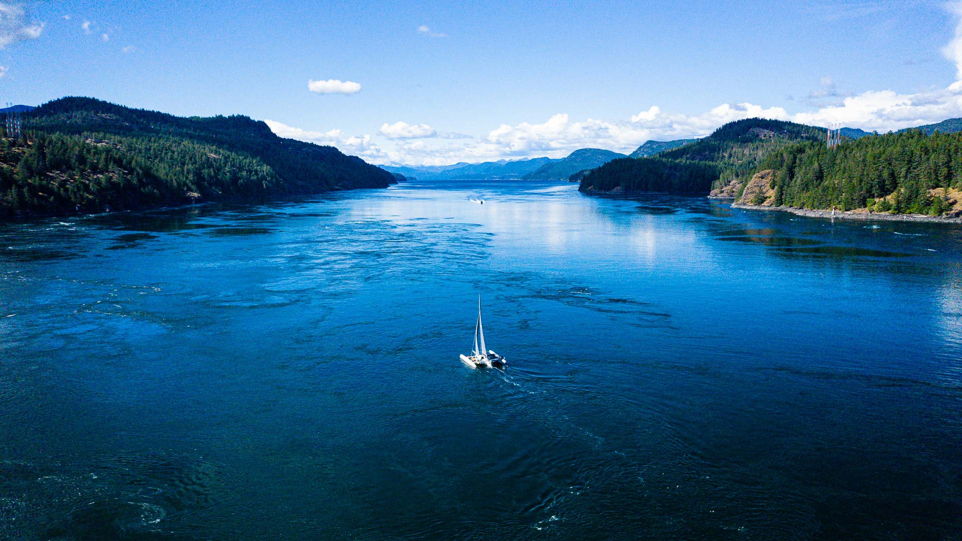 A scene from the Race to Alaska.