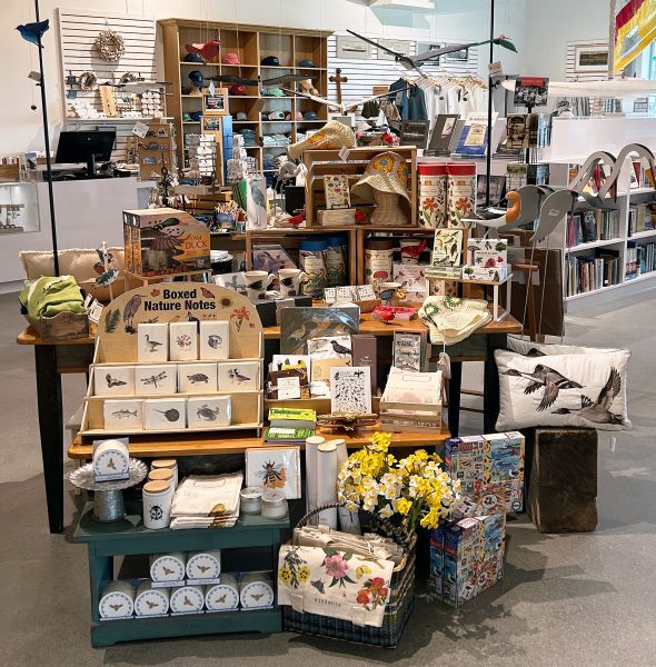 Merchandise displayed in CBMM's Museum Store