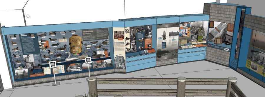 A rendering of CBMM's forthcoming Stories from the Shoreline exhibition.