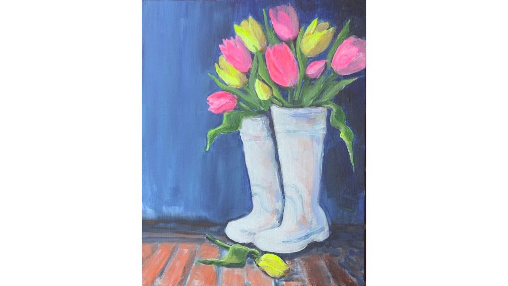 Paint Night: Boots & Blooms