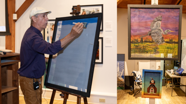 Untitled design 35 - Chesapeake Bay Maritime Museum Join master screen painter John Iampieri to experience this distinctive artform, creating your own framed screen painting to take home.