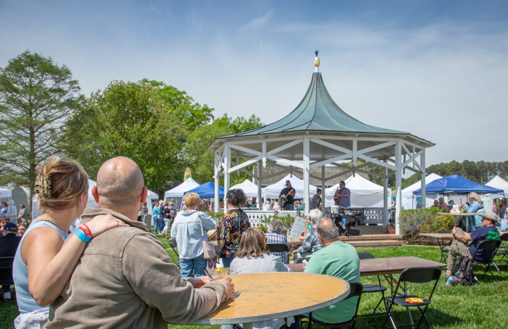 seaglass4 - Chesapeake Bay Maritime Museum CBMM’s waterfront campus will be filled this weekend with artisans and craftspeople exhibiting and selling an array of coastal and sea-glass related items. (Photo by Sharon Thorpe)